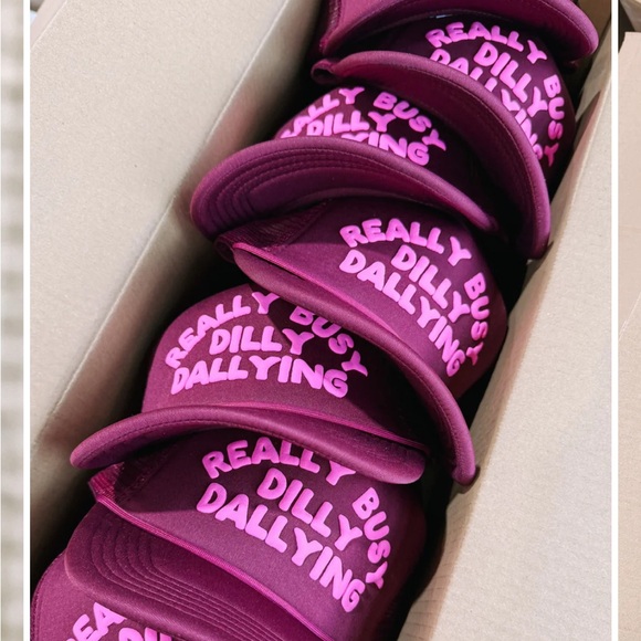 Etta & East Really Busy Dilly Dallying Trucker Hat - Picture 3 of 7